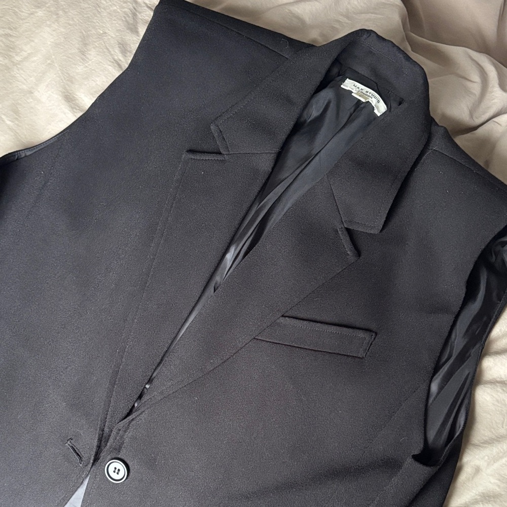 Max Studio Sleeveless Blazer Vest